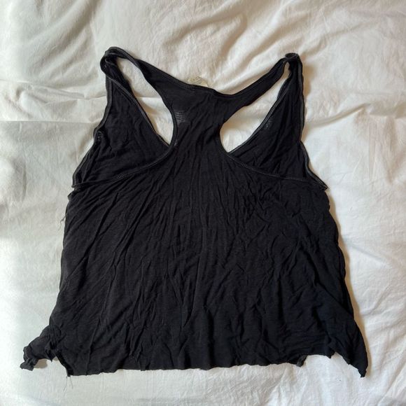 Free People Layered Racerback/ Linen We The Free Tank Top - Picture 7 of 7
